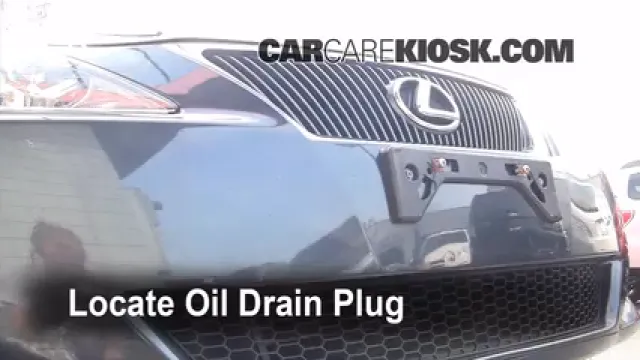 2008 Lexus IS250 2.5L V6 Aceite Cambiar aceite y filtro de aceite